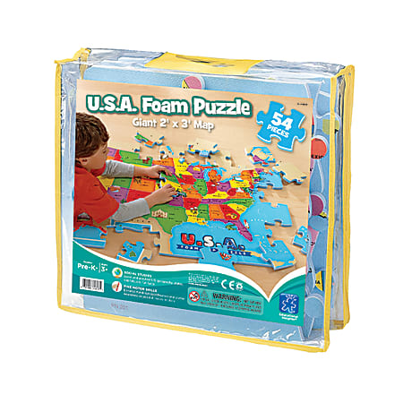 Educational Insights Foam Map Puzzle