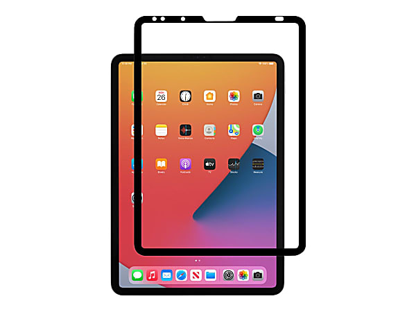 Moshi iVisor - Screen protector for tablet - 12.9" - frame color black - for Apple 12.9-inch iPad Pro (3rd generation)