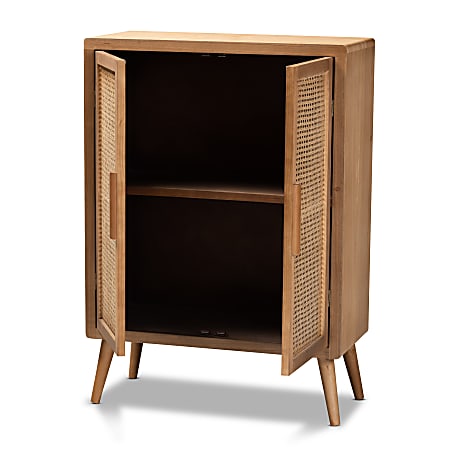 Baxton studio outlet rattan cabinet