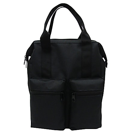 aquarius hybrid tote backpack with 15 laptop pocket black Hybrid Tote Backpack Aquarius Hybrid Tote Backpack With 15 Laptop Pocket  Black Office