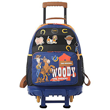 Totto Rolling Backpack, Blue Toy Story, Total Qty 1