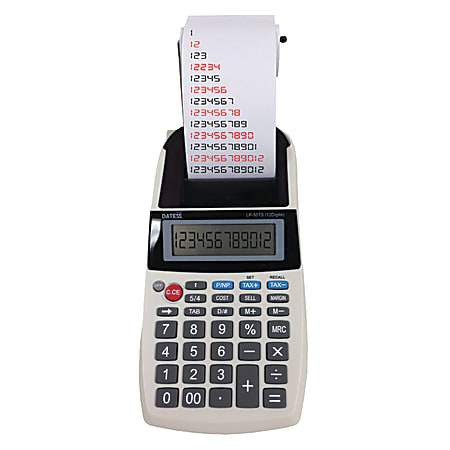 Datexx LP 50TS Handheld Printing Calculator Office Depot