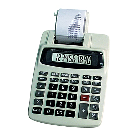 Datexx DP-30AD 10-Digit Printing Calculator