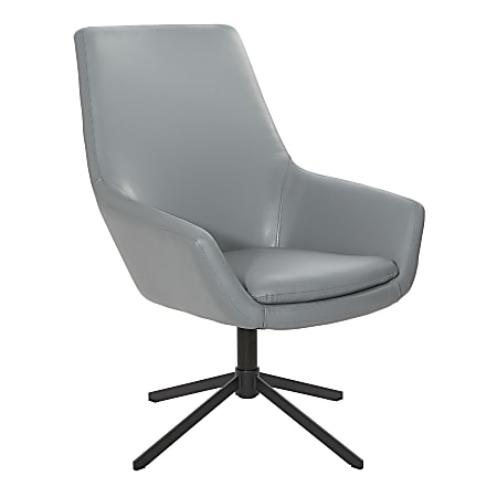 Office Star™ Tubby Chair, Charcoal Gray