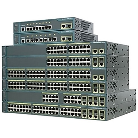 Cisco Catalyst 2960-24TT Managed Ethernet Switch - 24 x 10/100Base-TX, 2 x 10/100/1000Base-T