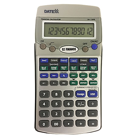 Datexx DH-170FS EZ Financial Calculator