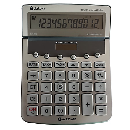 Datexx DD-922 Desktop Profit Analyzer Calculator With Journal