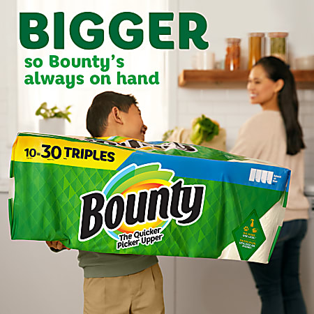 Bounty Select-A-Size White Triple Roll 2-Ply Paper Towels