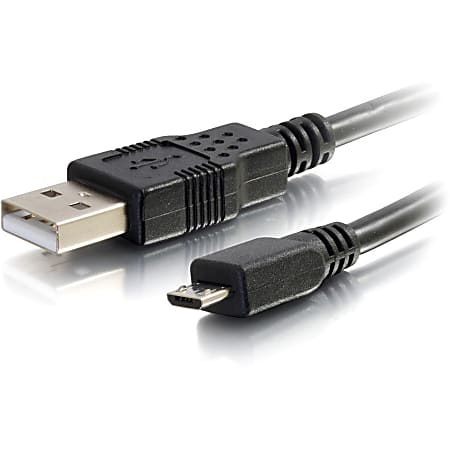 C2G 1ft USB Cable - USB Cable - USB A to USB Micro B - M/M - HDMI/USB  - 27423