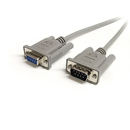 StarTech.com 6ft Straight Through Serial Cable - DB9