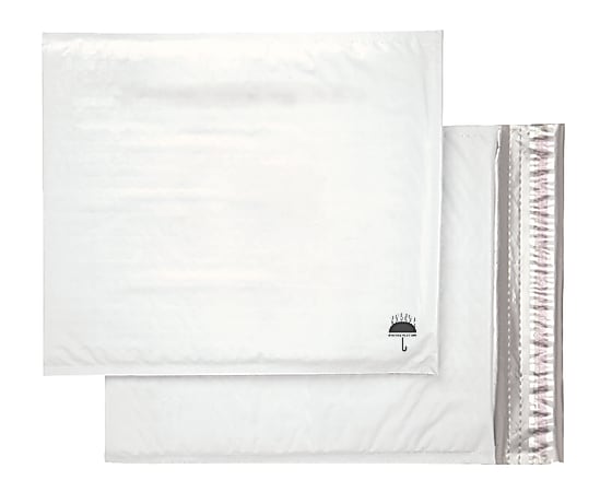 Office Depot® Brand Polyethylene Bubble Mailer, 8 1/2" x 11", White