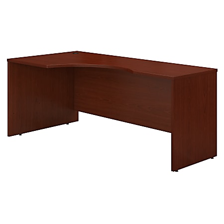Bush Business Furniture Components Corner Desk Left Handed 72"W, Mahogany, Premium Installation
