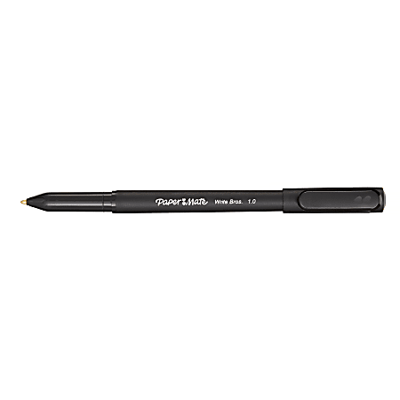 Paper Mate Inkjoy Ballpoint Stylo Pens, 1.0mm, Black, Box of 12