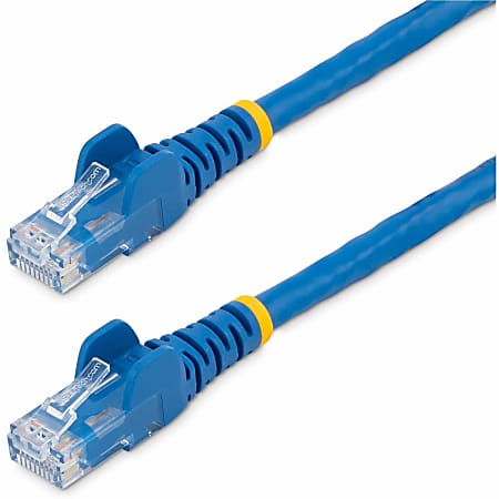 StarTech.com 3ft CAT6 Ethernet Cable - Blue Snagless Gigabit CAT 6 Wire - 3ft Blue CAT6 up to 160ft - 650MHz - 3 foot UL ETL verified Snagless UTP RJ45 patch/network cord