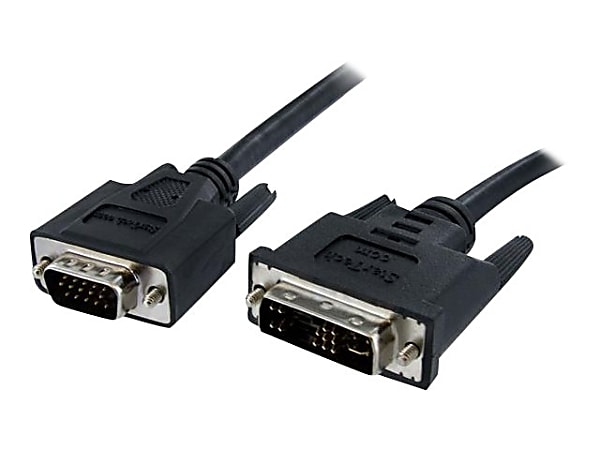 StarTech.com Analog Flat Panel Display Cable - Monitor cable - VGA - HD-15 (M) - DVI-A (M) - 1.8 m