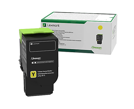 78C1UY0 Return Program Toner, 7,000 Page-Yield, Yellow