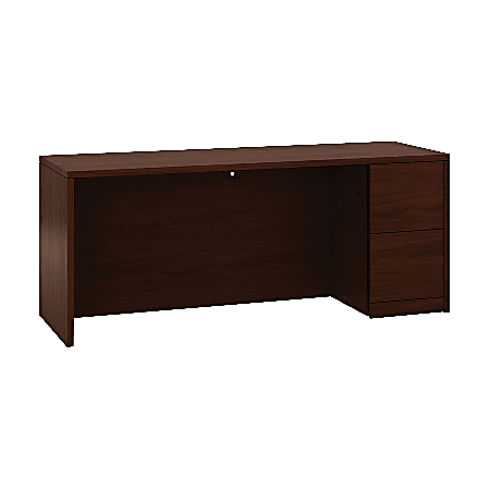 HON® 10500 72"W Computer Desk Credenza With Right-Pedestal,