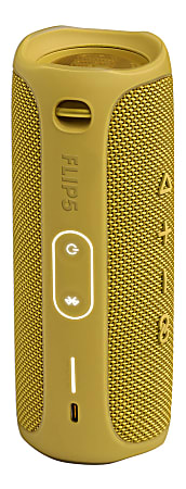 JBL Flip 5 Portable Waterproof Speaker, Yellow, JBLFLIP5YELAM-Q