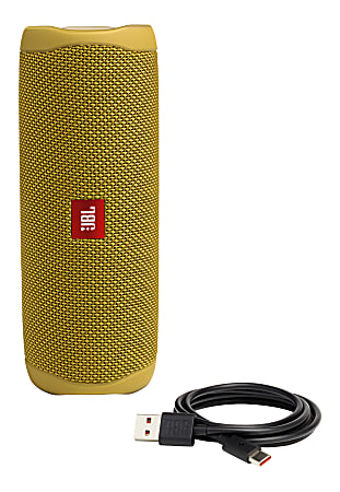 JBL Flip 5 Portable Waterproof Speaker Yellow JBLFLIP5YELAM