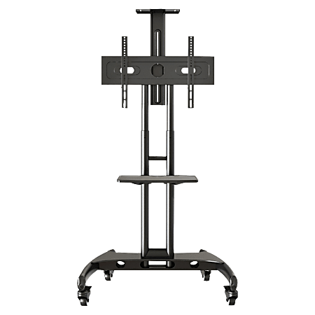 Lorell® Flat Panel TV Mobile Cart, Black