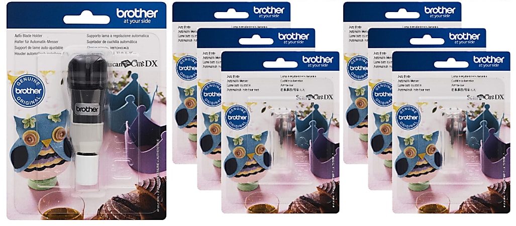 Brother ScanNCut DX Adhesive Mat And Blade Replacement Pack Pack Of 12  Pieces - Office Depot