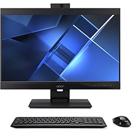 Acer Veriton Z4870G All-in-One Computer - Intel Core i7 10th Gen i7-10700 Octa-core (8 Core) 2.90 GHz - 8 GB RAM DDR4 SDRAM - 256 GB SSD - Desktop - Windows 10 Pro 64-bit - Intel UHD Graphics 630 DDR4 SDRAM - DVD-Writer - IEEE 802.11ax - 135 W