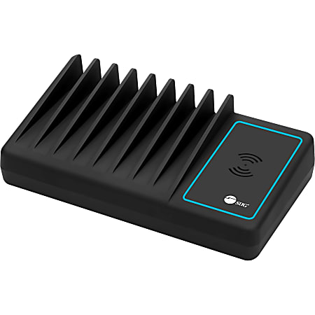 SIIG® 10-Port USB-A/C & Wireless Charging Station With