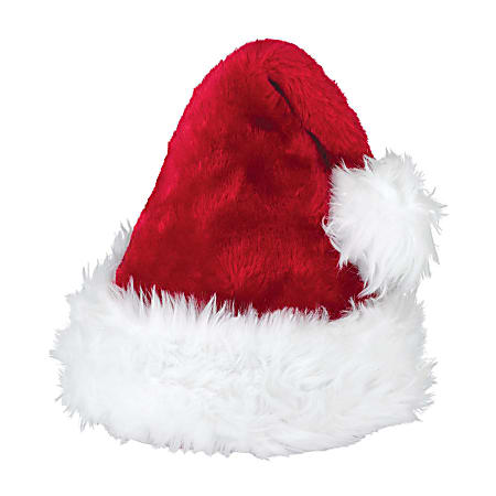 Amscan 395017 Christmas Deluxe Santa Hats, Red, Set