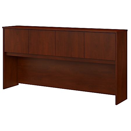 Bush Business Furniture Studio C 72"W Hutch, Hansen Cherry, Standard Delivery