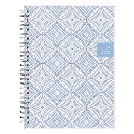 Blue Sky WeeklyMonthly Planning Calendar 5 78 x 8 58 Vallea January To