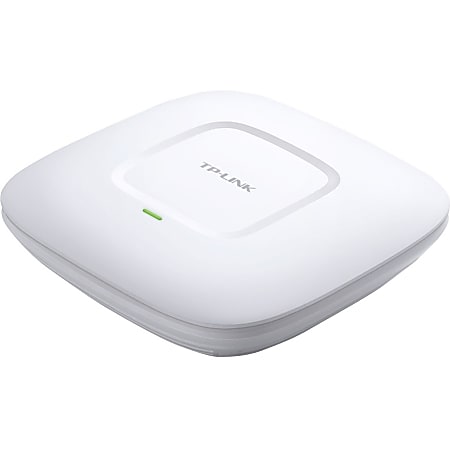 TP-Link EAP220 IEEE 802.11n 600 Mbit/s Wireless Access Point - 2.40 GHz, 5 GHz - MIMO Technology - 1 x Network (RJ-45) - Ethernet, Fast Ethernet, Gigabit Ethernet - PoE Ports - Ceiling Mountable