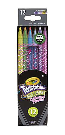 Crayola Twistables Colored Pencils, 18 Per Box, 3 Boxes