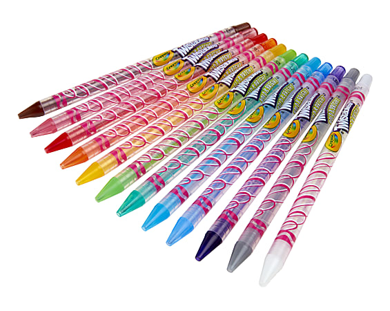 Art Supplies 7508C Crayola Erasable Twistable Pencils 12 Pack, 12 - Fry's  Food Stores