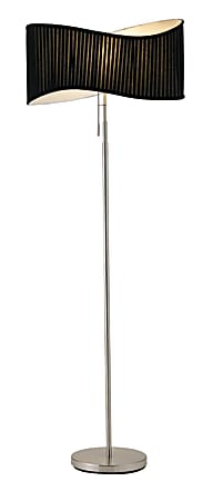 Adesso® Symphony Floor Lamp, 63", Black