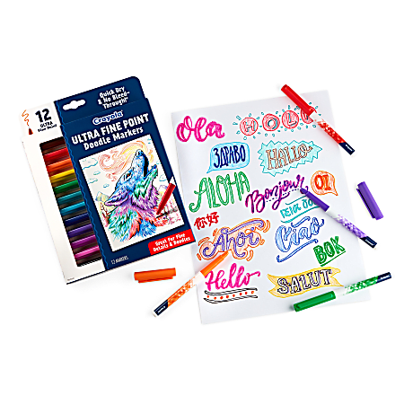 marcadores crayola 12