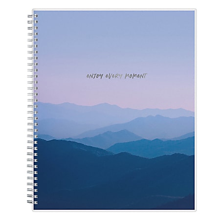 Blue Sky Moment WeeklyMonthly Planning Calendar 8 12 x 11 Multicolor