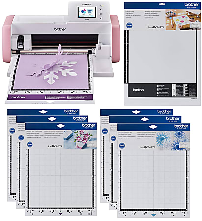 Brother® ScanNCut SDX85M 8-Piece DIY Cutting Machine Set With Scanner, Maui/Pink