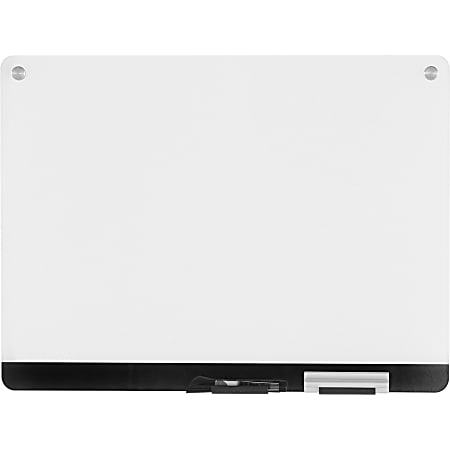 Iceberg Clarity Glass Dry-erase Whiteboard - 24" (2 ft) Width x 18" (1.5 ft) Height - Ultra White Tempered Glass Surface - 1 Each