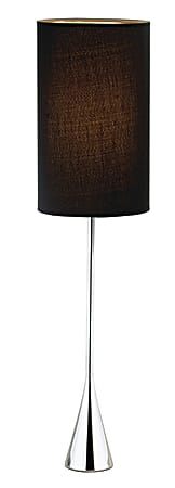 Adesso® Bella Table Lamp, 36 1/2", Black