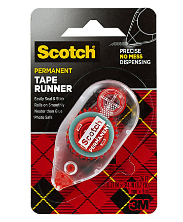  Scotch Double Sided Tape, 0.50 in. x 500 in., 2 Rolls/Pack :  Clear Tapes : Office Products