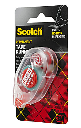 Scotch Removable Double Sided Tape w/Refillable Dispenser, 3/4 x 11.11 yds, 1 Core, 1 Roll (667) | Homeoffice