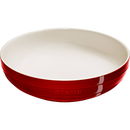 Staub Ceramic Serving Bowl, 11-1/2", Cherry