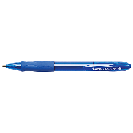 BIC Glide Bold Ballpoint Pens Bold Point 1.6 mm Translucent Barrel Blue Ink  Pack Of 36 - Office Depot