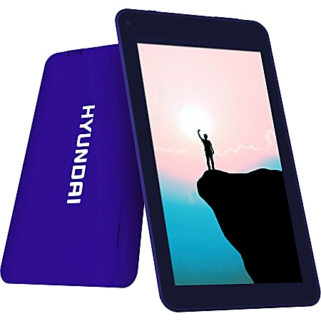 Hyundai 7" Koral 7W2 Tablet 1024*600 IPS, Wifi, 1GB, 8GB, Camera 2/2MP, Blue - LCD Display: 7" IPS display 1024*600, Touch Panel: Multi touch capacitive touch panel, CPU: A64, GPU: Mail 400 MP2, OS: Android 7.0, RAM: 1GB, Nand Flash Memory: 8GB