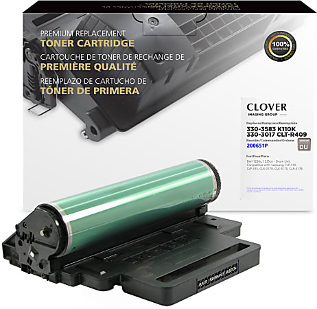 Clover Imaging Group 200651P Remanufactured Drum Unit For Dell™ 1230c/1230cn Black