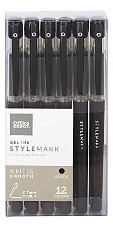 Office depot online gel pens
