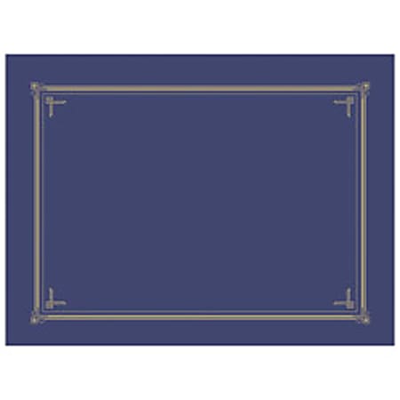 Geographics® Document Covers, 9 1/4" x 12 1/2", Navy Blue, Pack Of 6