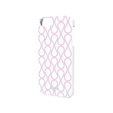 iLuv® Diamond Cut Hardshell Case For Apple® iPhone® 5, White Festival