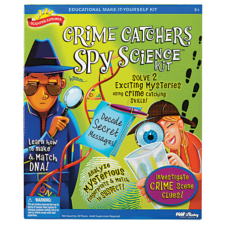Poof Products Scientific Explorer Crime Catchers Spy Science Kit