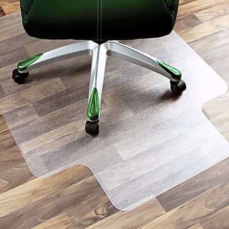 Floortex Advantagemat Plus APET Lipped Mat For Hard Floors 36 x 48 Clear Office Depot